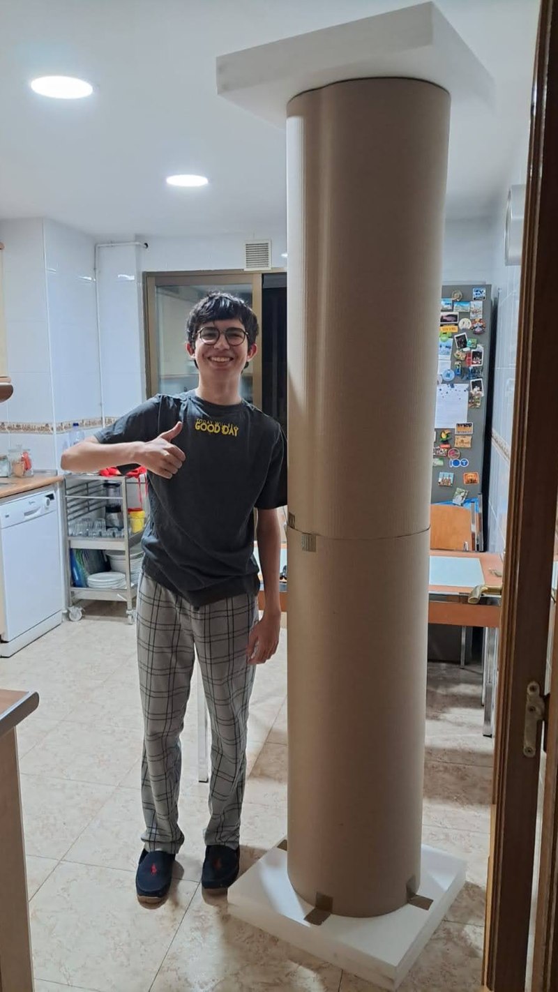 Construcción del primer prototipo de columna